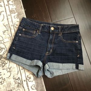 American Eagle Super Stretch Denim Shorts Sz 8